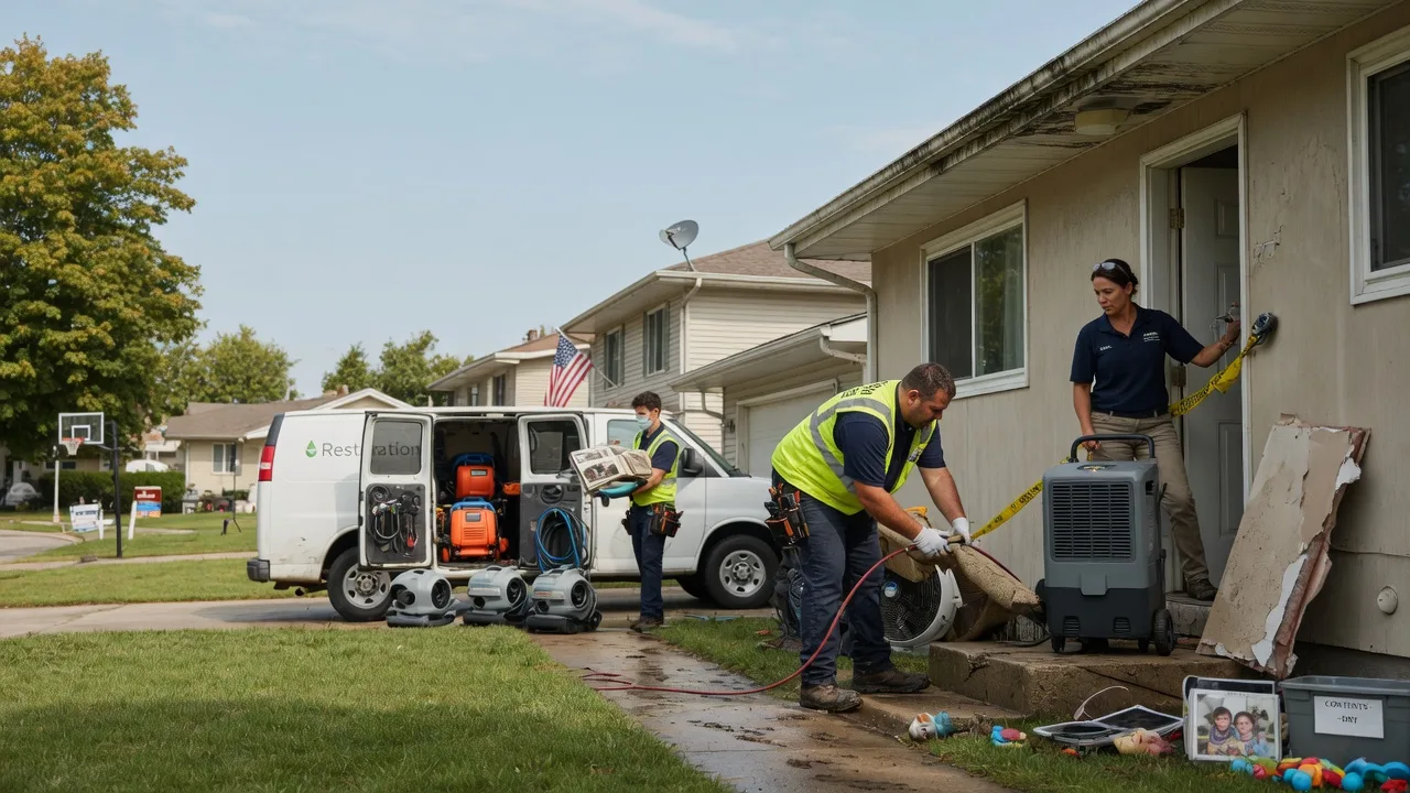 Water Damage Restoration in New Salem, ND near me